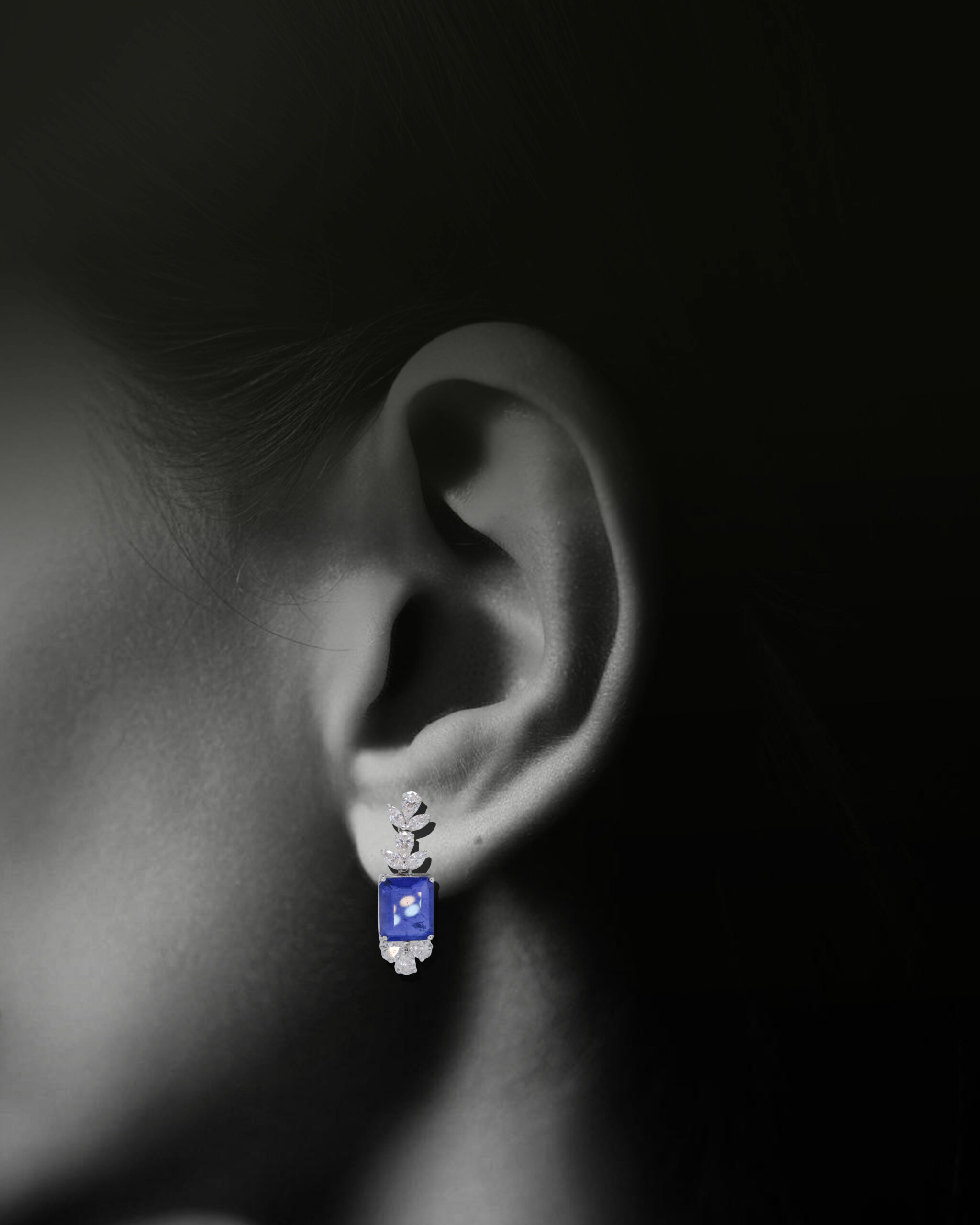 emerald elegance halo studs emerald elegance halo studs